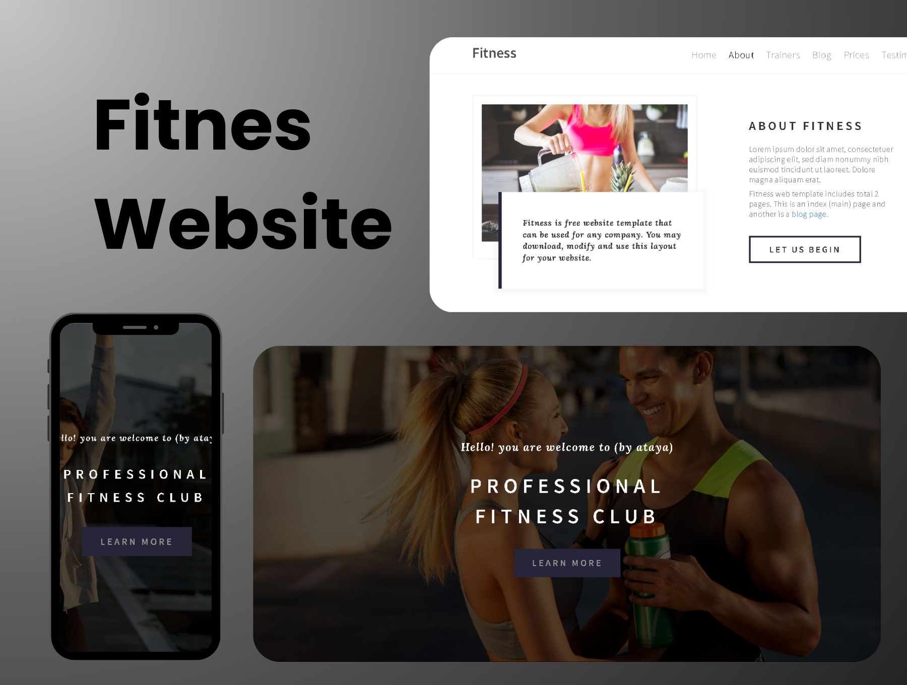 Fitness Website
